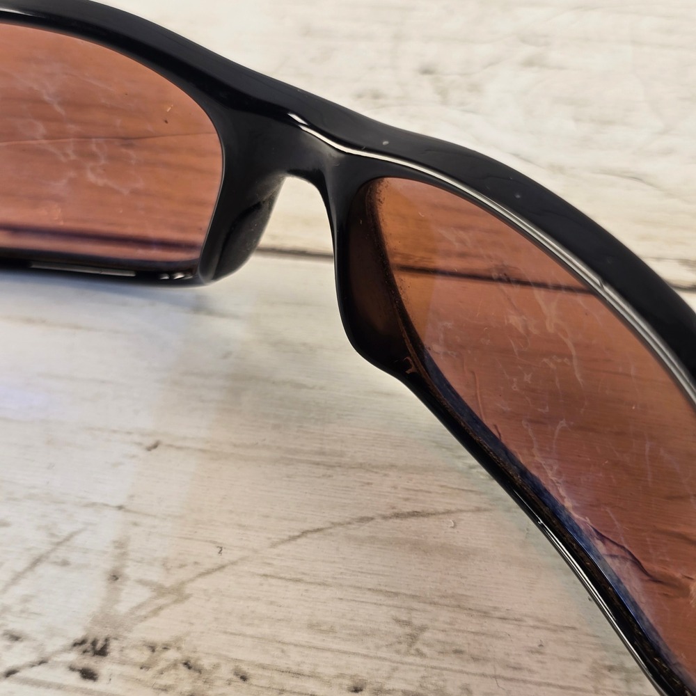 Serengeti Cascade 5752 PAA Sunglasses Black Wrap Frame Rose Lens Made in Italy - Picture 4 of 7